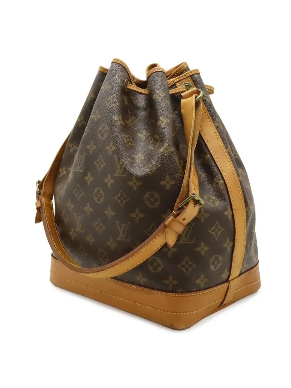 Louis Vuitton Monogram Noe Shoulder Bag Semi Drawstring Malletie